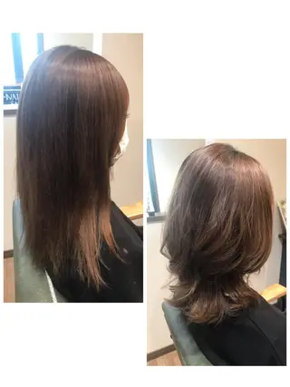ミディアム カラー Ray hair 春日部のヘアスタイル