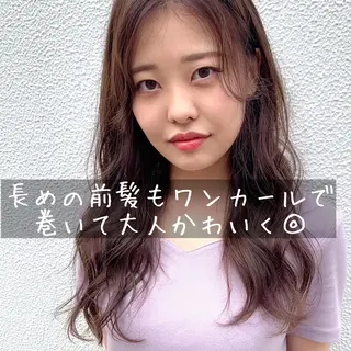 ロング カラー ヘアアレンジ 🌻あいり merci.🌻のヘアスタイル