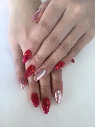 ネイル 💎🐰 saki. m 🐰💎のネイルデザイン