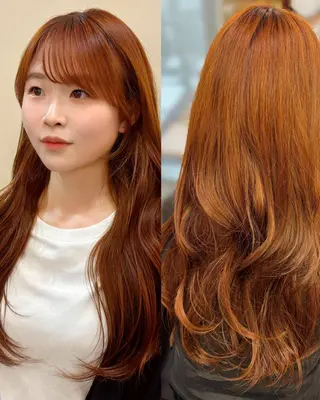 ロング カラー 優李 ゆうり‪のヘアスタイル