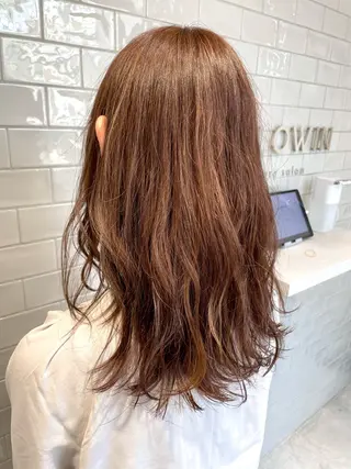 ミディアム 大阪 美容師 林のヘアスタイル