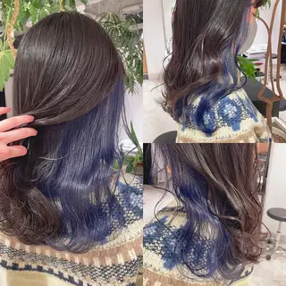 ロング カラー 渋谷:インナーカラー ／🍒エリカ🍒のヘアスタイル