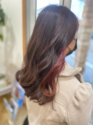 ロング カラー 堀 大輔のヘアスタイル