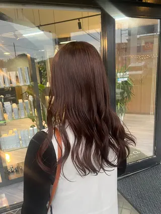 セミロング alu yuinaのヘアスタイル