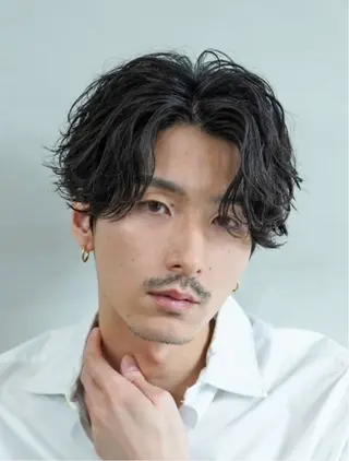 ショート パーマ メンズ fifthパーマ特化 ユウリのヘアスタイル