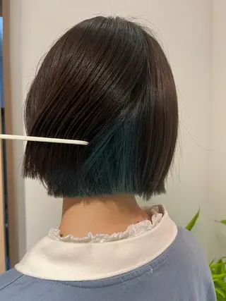 ショート 透明感カラー/似合わ せカット/大島実加永のヘアスタイル