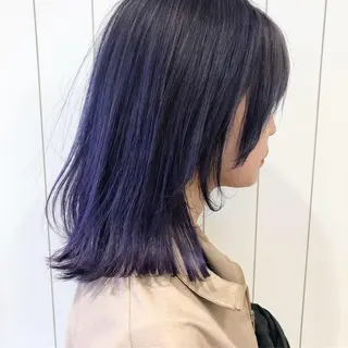 ミディアム カラー ケアブリーチ 坪井佑樹のヘアスタイル