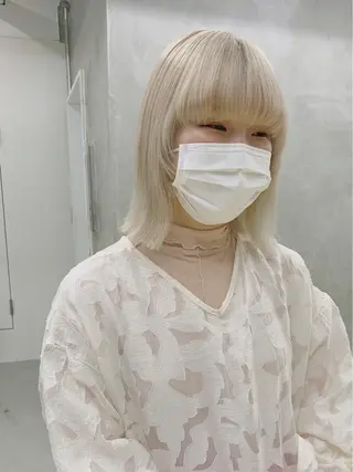 ミディアム カラー 🐝 hachi🐝のヘアスタイル