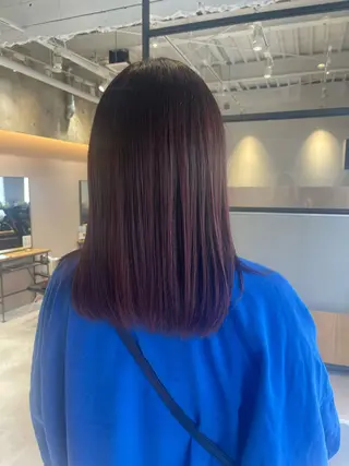セミロング カラー 城間 晴人のヘアスタイル