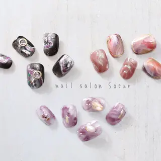 ネイル Soeur ネイリストのネイルデザイン