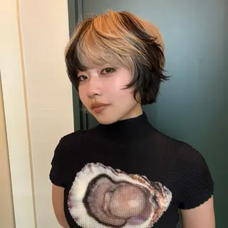 ショート カラー ハイトーンカラー/ さらさのヘアスタイル