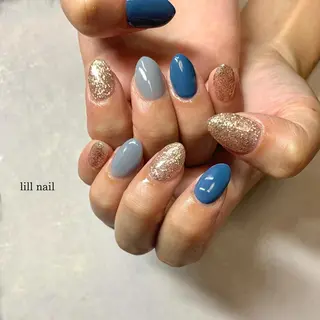 ミディアム pllia beautyのネイルデザイン