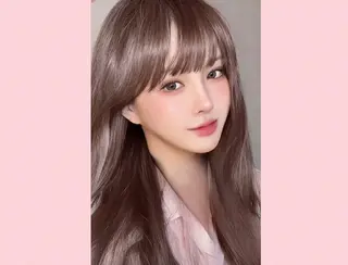 セミロング カラー 足利市・原宿・表参道 シニストラのヘアスタイル