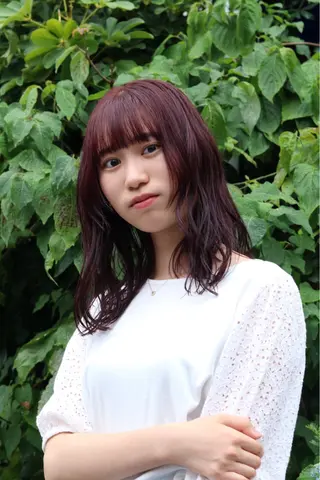 セミロング カラー 浅野 匠のヘアスタイル