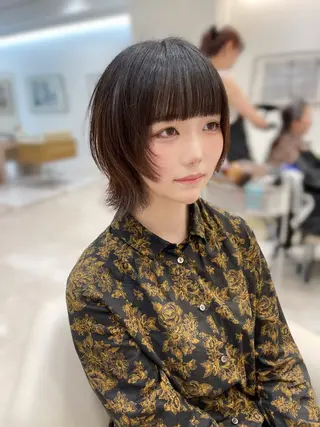 ショート ウルフカット/ ハッシュカット/山路のヘアスタイル