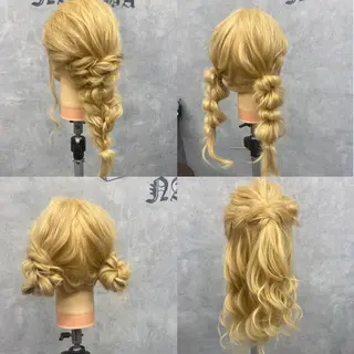 ヘアアレンジ Cielro/ダブル カラー/西田咲希のヘアスタイル