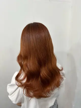 ミディアム カラー ヘアアレンジ DANY🦋名駅✂︎ 艶髪/透明感カラーのヘアスタイル