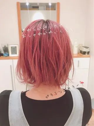 ミディアム カラー アザマ　ヤスカツ _rosso 川口のヘアスタイル