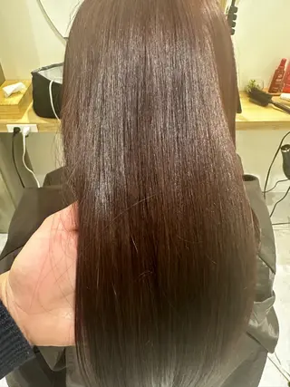 セミロング カラー 佐藤 怜哉のヘアスタイル