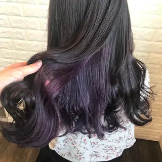ロング 烏丸韓国ヘア🇰🇷 ayaka🎀のヘアスタイル