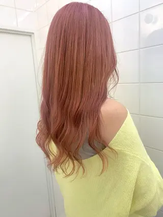 ロング カラー ヘアアレンジ 🧨ブリーチー×ボブ レイヤー💎じゅえるのヘアスタイル