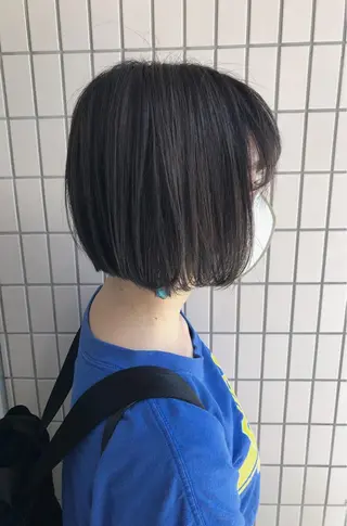 ショート カラー ケアブリーチ /髪質 改善/古橋圭史郎のヘアスタイル