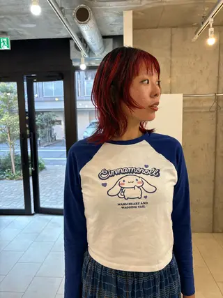 ミディアム カラー eri kinjoのヘアスタイル