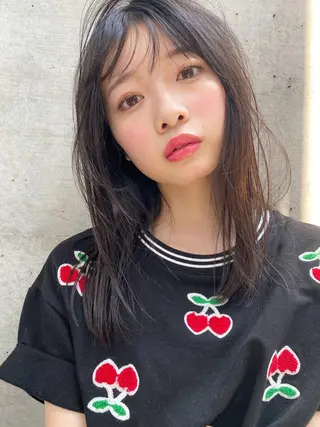 ロング nessヤマサキ リュウタのヘアスタイル