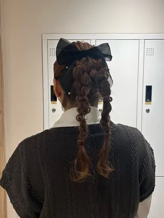 ヘアアレンジ 艶カラー/縮毛矯正/ アレンジ/akaneのヘアスタイル