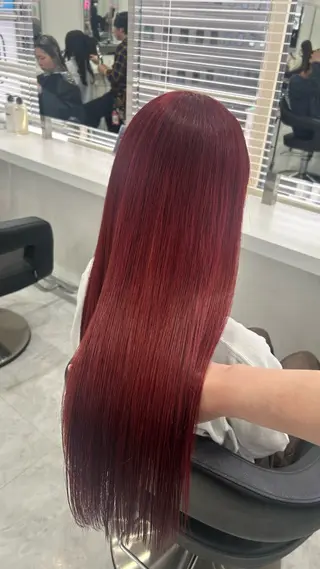 ロング カラー パーマ ヘアアレンジ メンズ キッズ 盛れ韓国ハイトーン 🎀Himari🎀のヘアスタイル