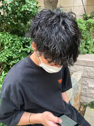 メンズ 菅 野のヘアスタイル
