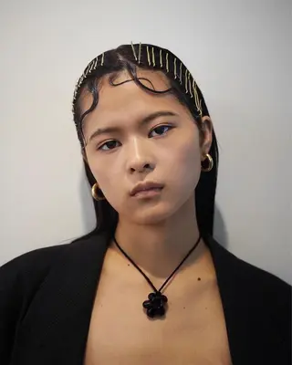 ロング カラー ヘアアレンジ マツエク・マツパ アイブロウ shoji༄ mikuのヘアスタイル