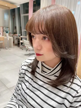 ミディアム ⛄️艶カラー／ レイヤー⛄️和也のヘアスタイル