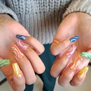 ネイル Nail mood デザイン持ち込みokのネイルデザイン