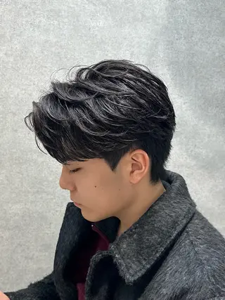 カラー メンズ 🩵韓国スタイル特化 🩵西澤結羽のヘアスタイル