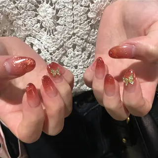 ネイル パラあり！フィルイン 美フォルムのネイルデザイン