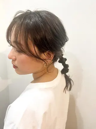 ヘアアレンジ セミロング "オトナ髪”/ LAKA TOCCAのヘアスタイル