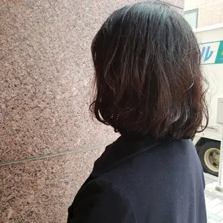 ミディアム 美谷添(ミヤゾエ) まどか大人ヘアサロンのヘアスタイル