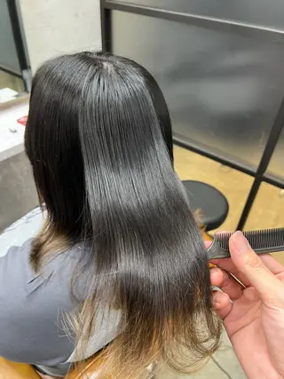セミロング ⭐️縮毛矯正特化 小松邦彦⭐️のヘアスタイル
