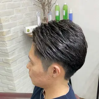 メンズ Soleria 田中慎一のヘアスタイル