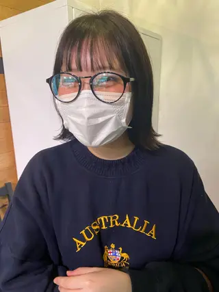 ショート カラー 田中 あやなのヘアスタイル