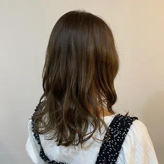 ミディアム 髪質改善／艶カラー 🫧harunaのヘアスタイル