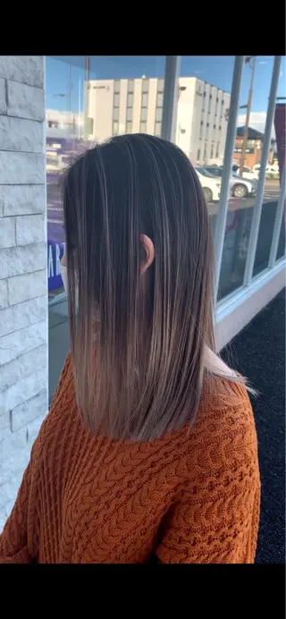 セミロング カラー EARTH石巻店 尾形  裕のヘアスタイル