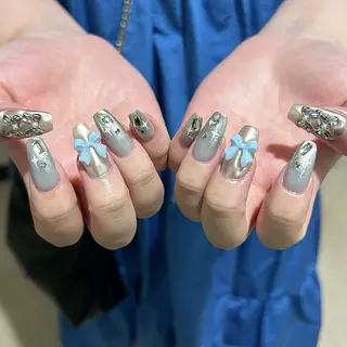 ネイル パラあり！フィルイン 美フォルムのネイルデザイン