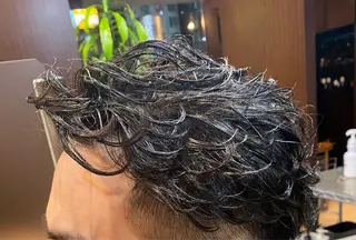 ミディアム 北川 竜也のヘアスタイル