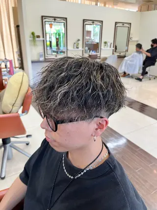 ショート カラー パーマ メンズ 🧊メンズ特化🧊 高木航希のヘアスタイル