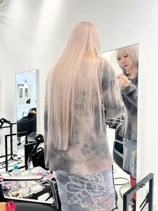 ロング カラー HARU//原宿🤍 リピート率NO.1のヘアスタイル