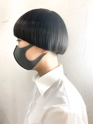 ショート ショート✨ボブ✨代表 新田見美仁のヘアスタイル