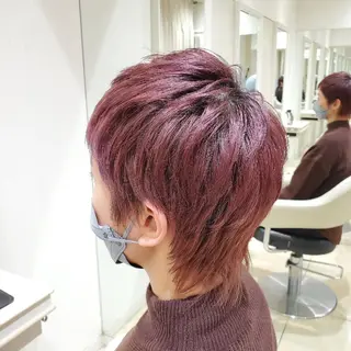 ショート カラー 社内カット講師・店長 菅原賢一のヘアスタイル