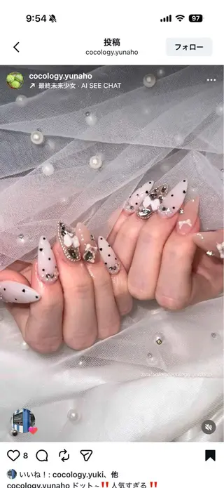 ネイル Lily 竹前のネイルデザイン